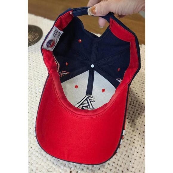 Atlanta Raised Lettering Baseball Cap One Size Snap Back - Picture 6 of 6